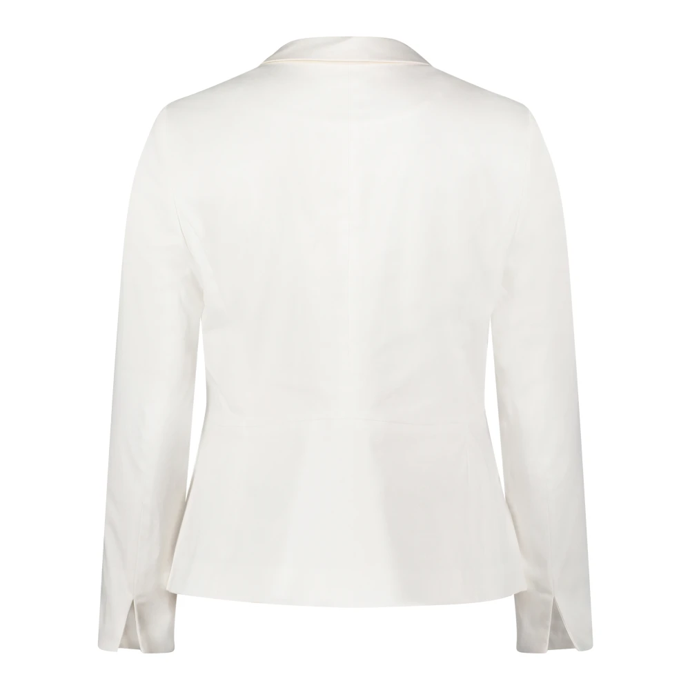 Betty & Co Blazer Jack met Lange Mouwen White Dames