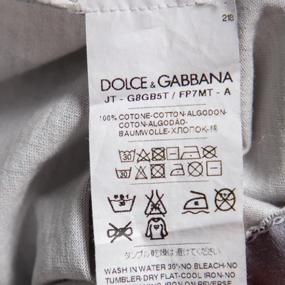 Dolce & Gabbana Pre-owned Cotton tops Multicolor Dames