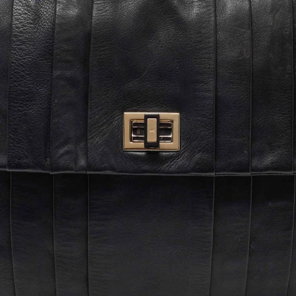 Anya Hindmarch Pre-owned Leather handbags Black Dames