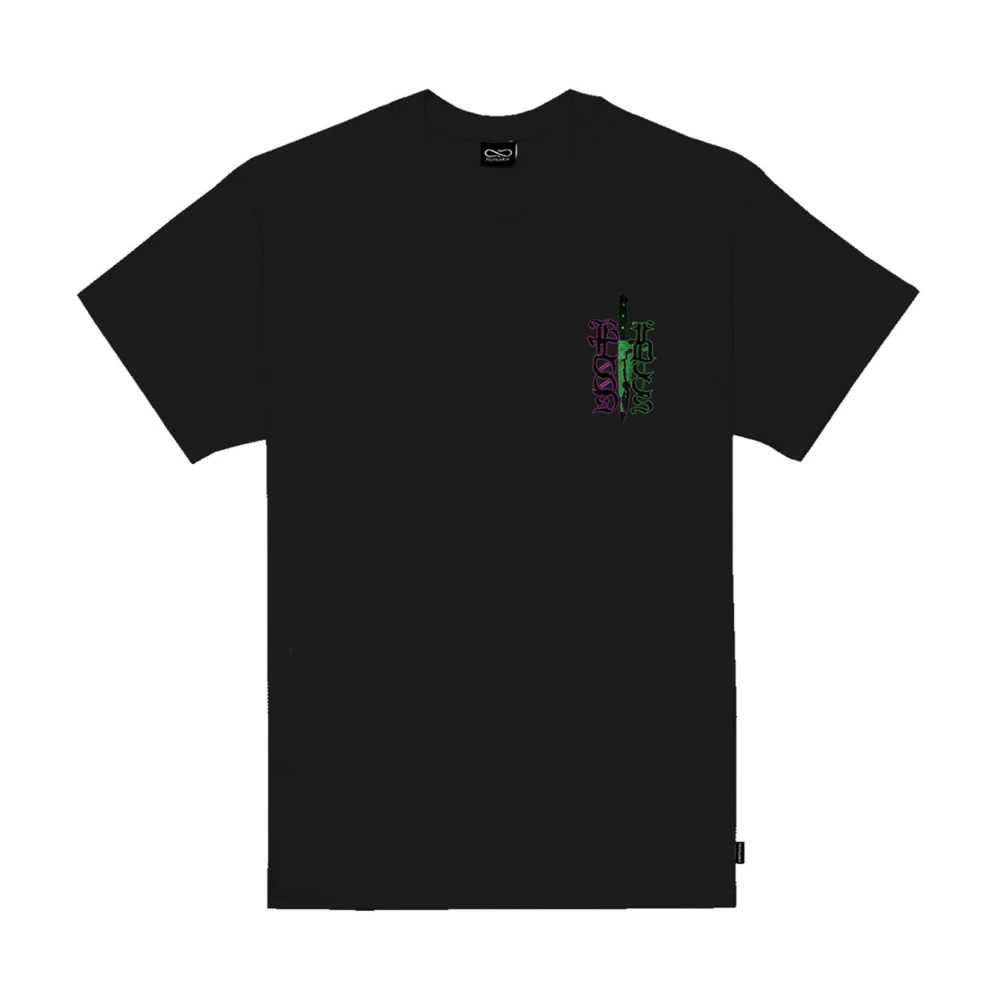 Propaganda Katoenen T-shirt met korte mouwen en print Black Heren