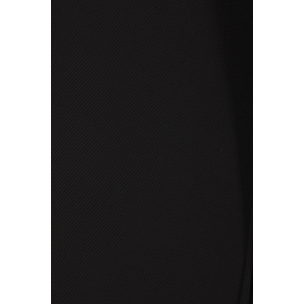 Balenciaga Zwarte Geribbelde Mouwloze Jurk Black Dames