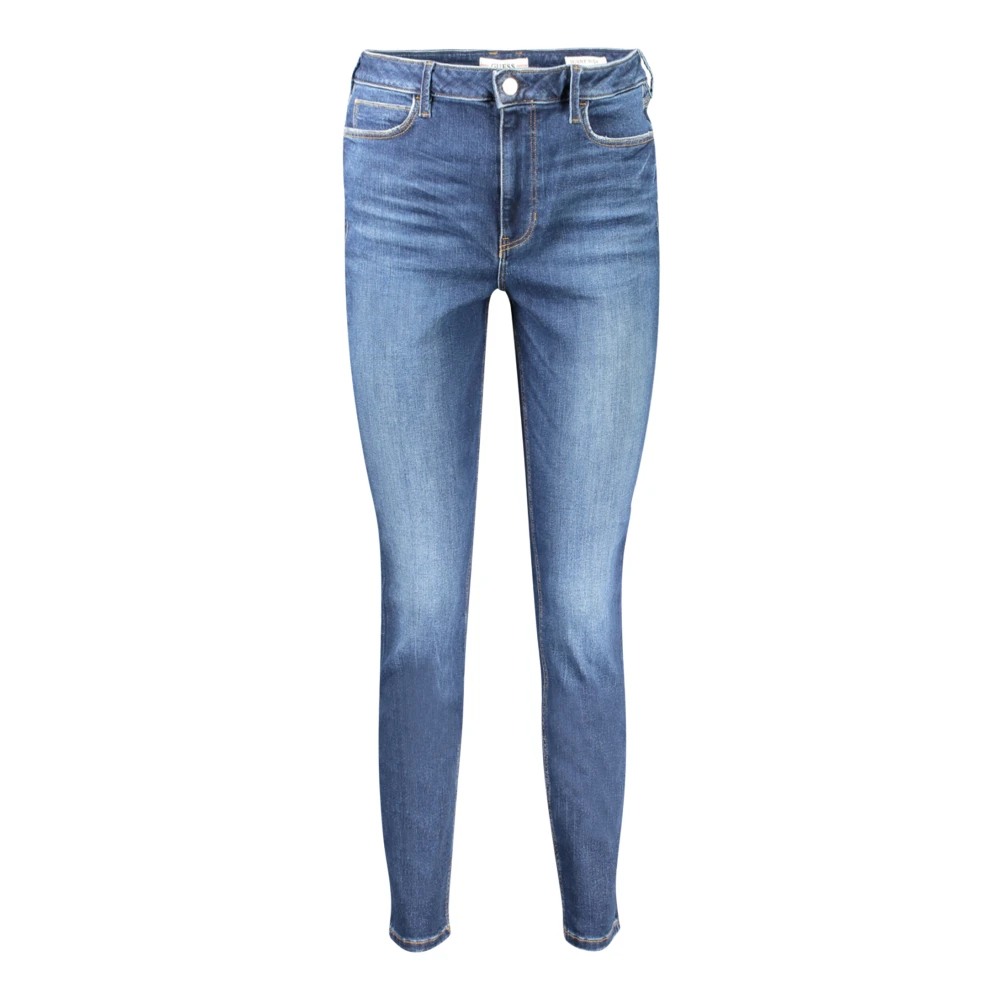 Guess Women's Blue Skinny High Jeans - Skinny Fit Jeans - W26 L29 - Jeans