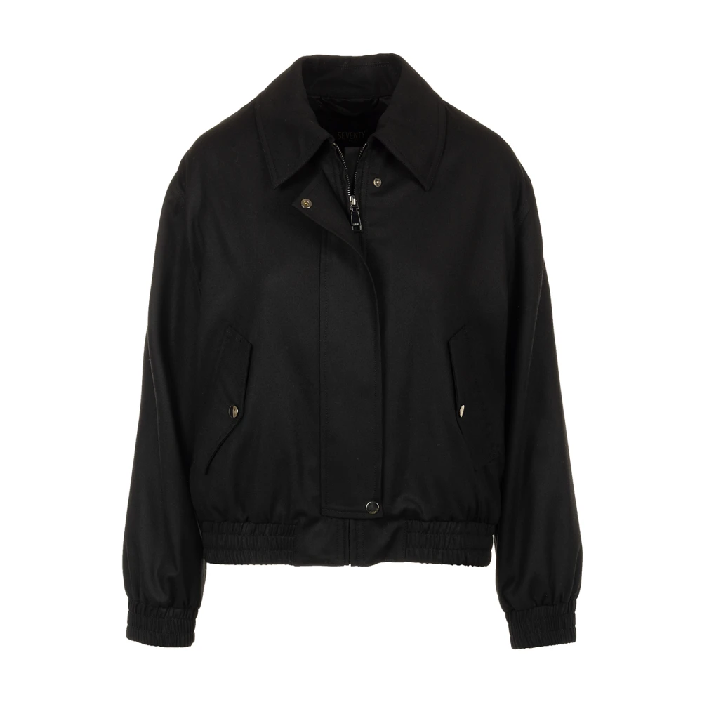 Seventy Zwarte Jas voor Mannen Black Dames