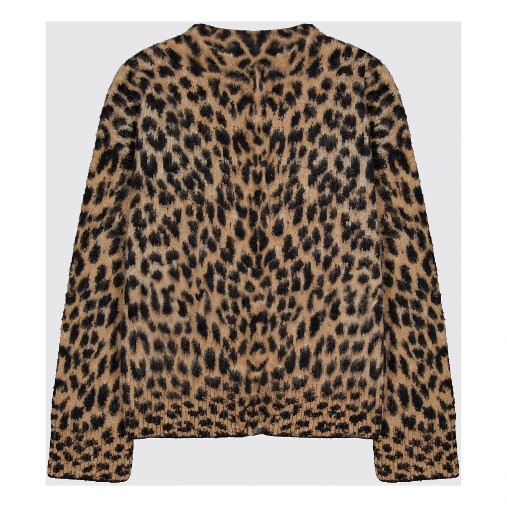 Laneus Cardigan Girocollo Brown Dames