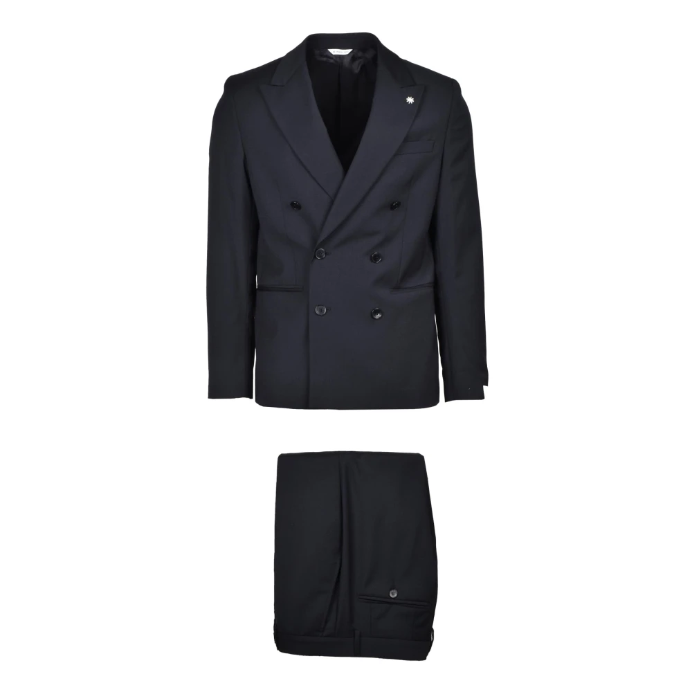 Suits > Suit Sets > Double Breasted Suits - - Manuel Ritz - Modalova