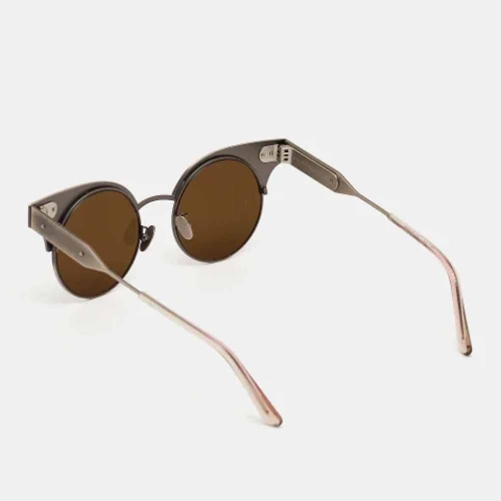 Bottega Veneta Vintage Pre-owned Acetate sunglasses Brown Dames