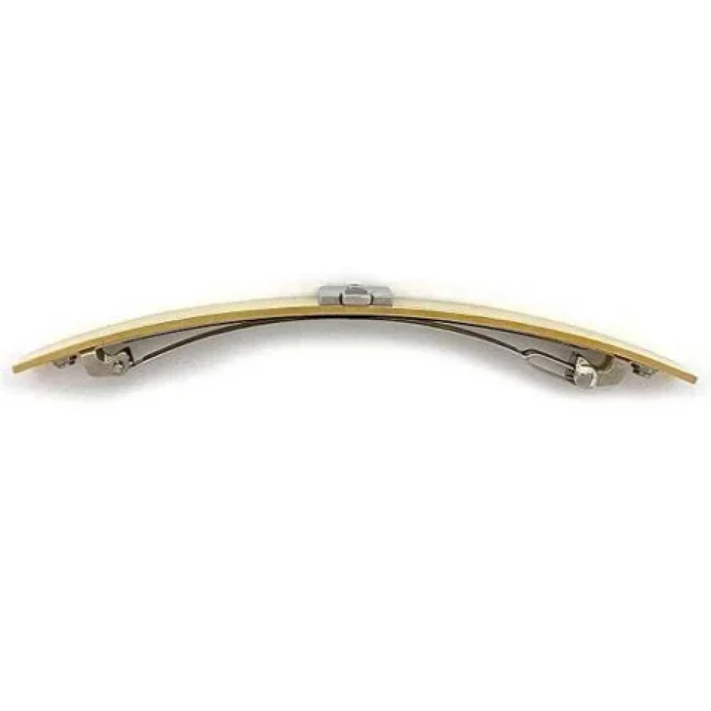 Hermès Vintage Pre-owned Metal hair-accessories Yellow Dames