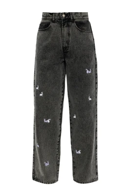 Broderade Jeans
