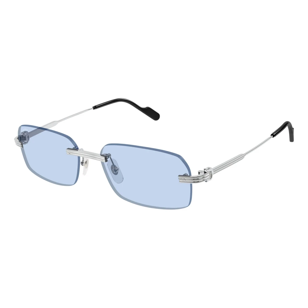 Cartier Unisex Gray Sunglasses, 54 Mm, Stylish Sunglasses With Sun Protection