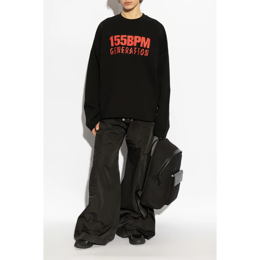 44 Label Group Sweatshirt met print Black Heren
