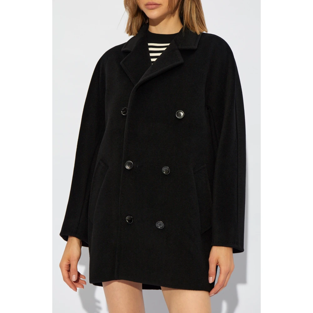 Max Mara Rebus korte jas Black Dames