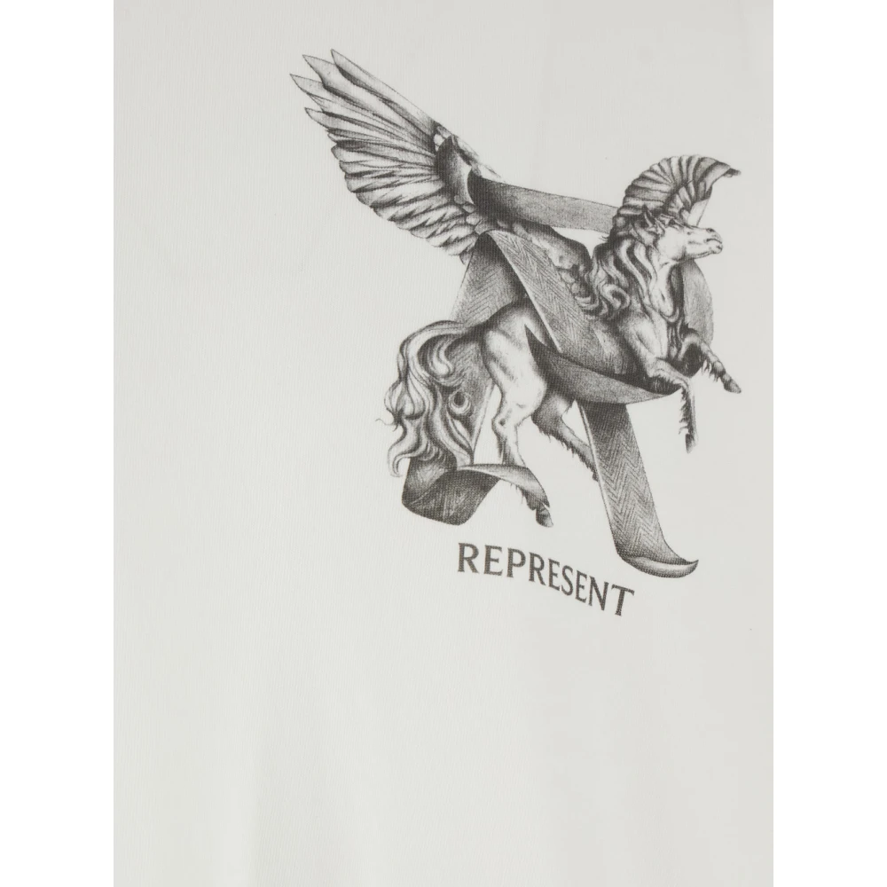 Represent T-shirt met grafische print White Heren