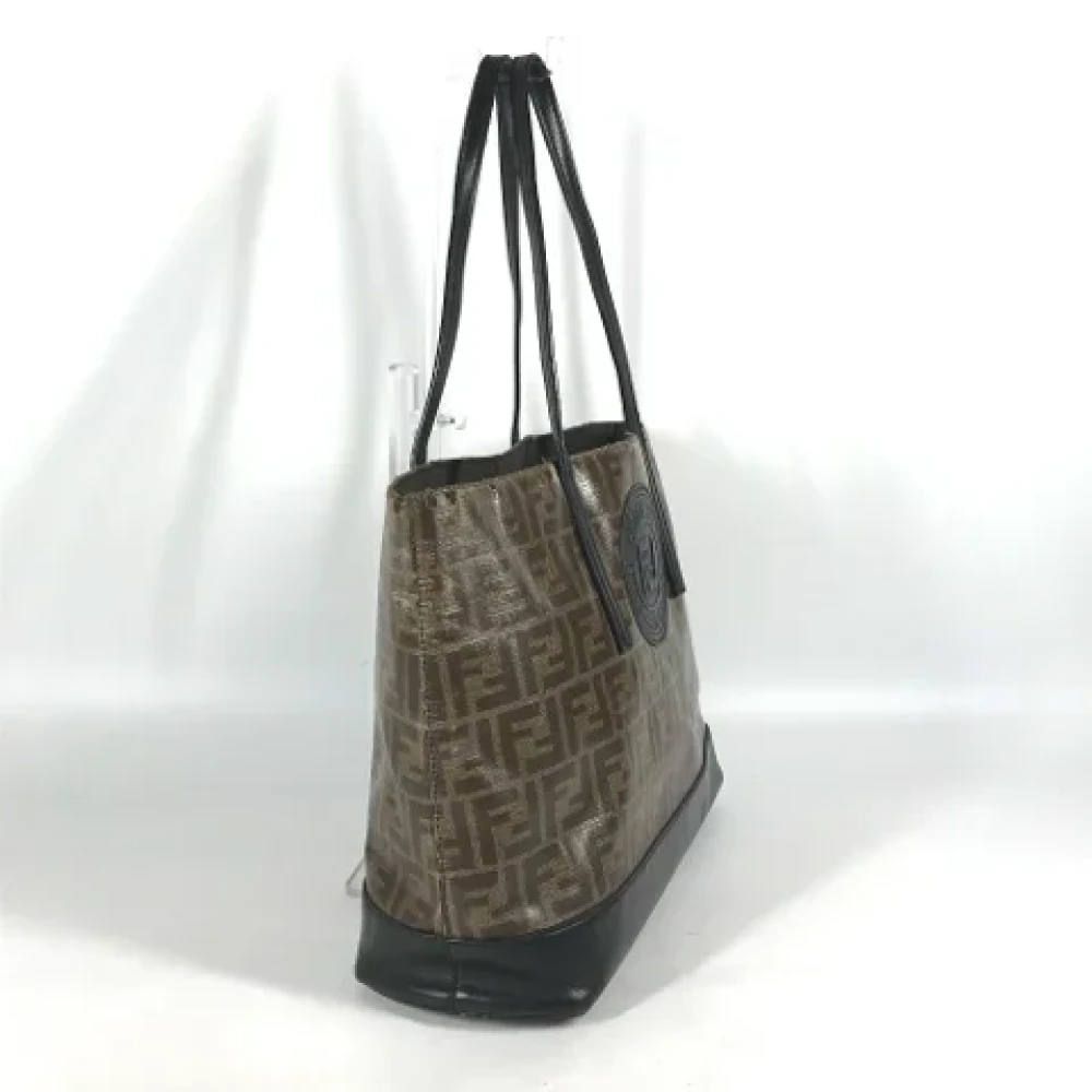 Fendi Vintage Pre-owned Plastic fendi-bags Brown Dames