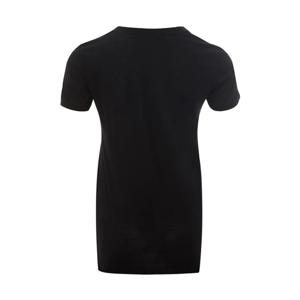 Dolce & Gabbana Zwarte Katoenen Crew Neck T-Shirt Black Dames