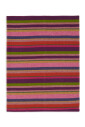 echarpe-en-polaire-violette-unisexe-a-rayures-multicolores