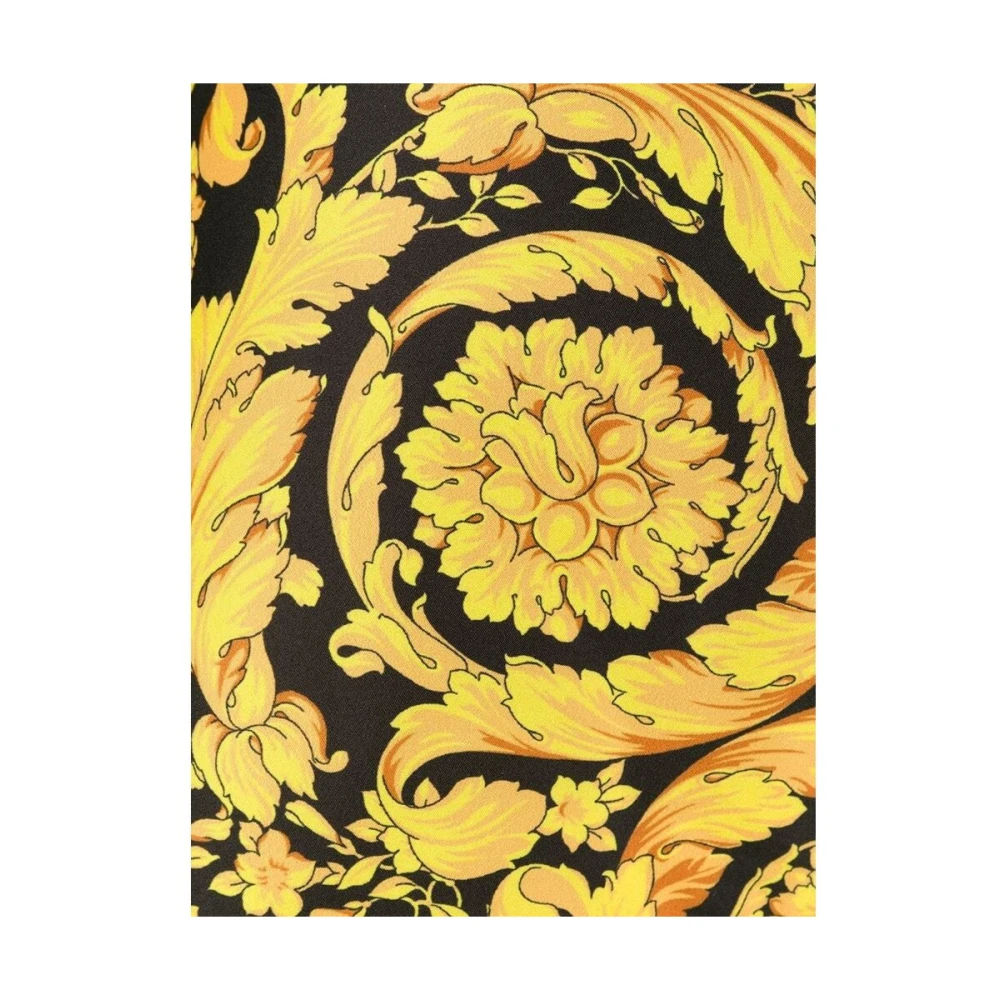 Versace Barocco-print Strandkleding Ondergoed Yellow Heren