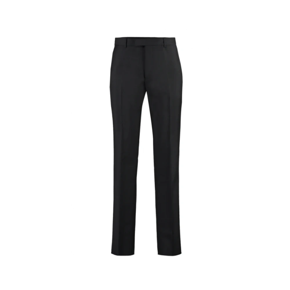 Gucci Gemengde wolblend broek Black Heren