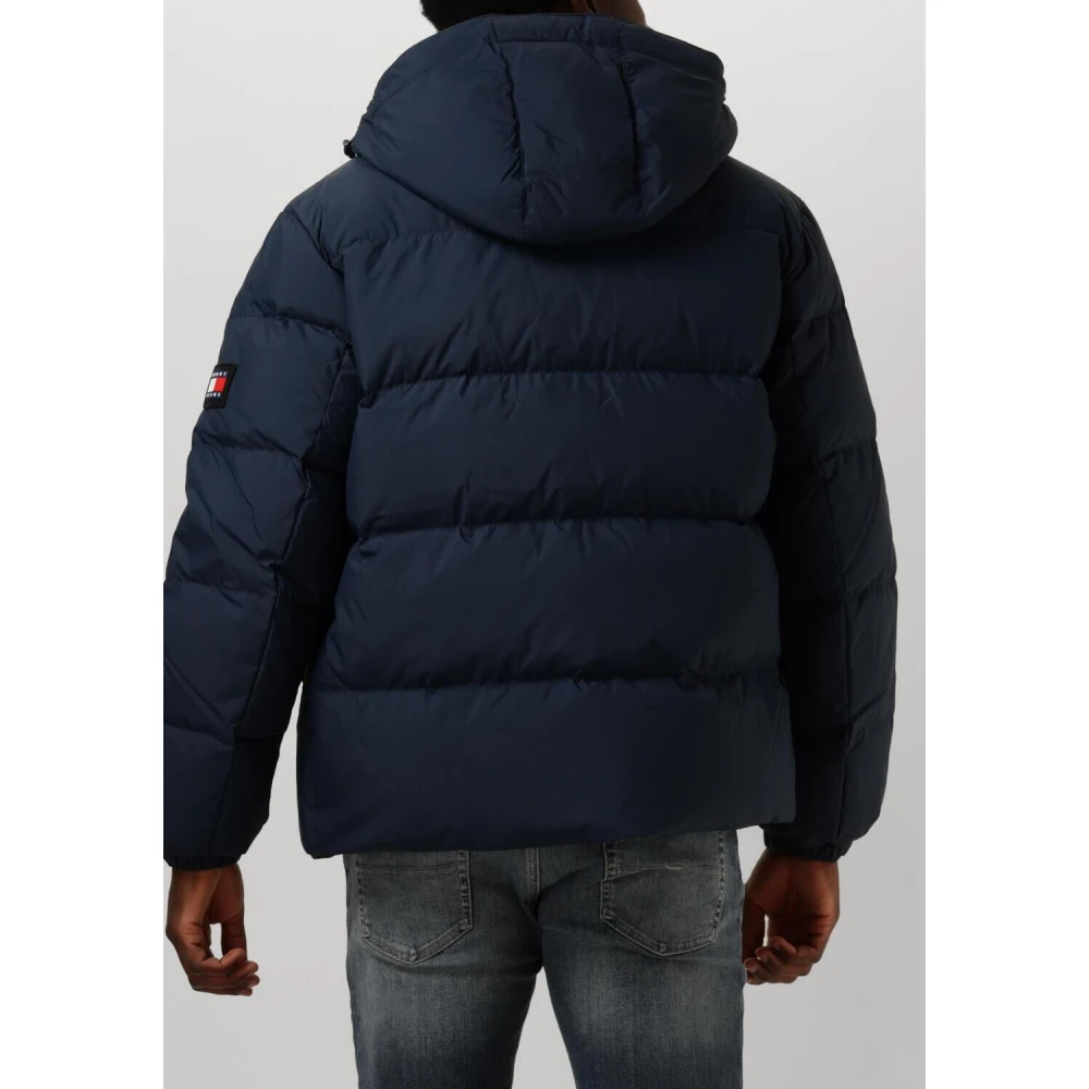 Tommy Jeans Essential Down Gewatteerde Jas Blue Heren