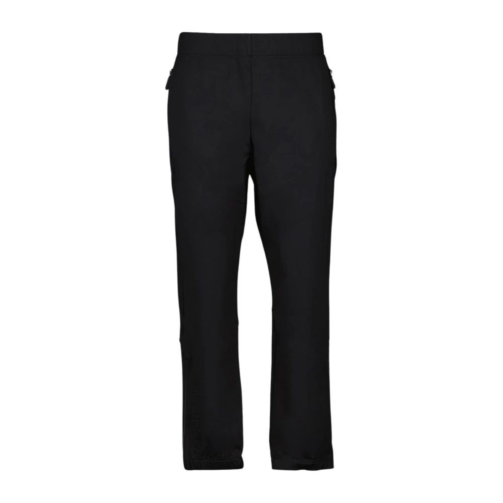 Moncler Technische stof rechte broek Black Heren