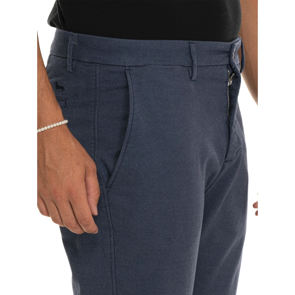 Harmont & Blaine Slim Fit Casual Broek Blue Heren