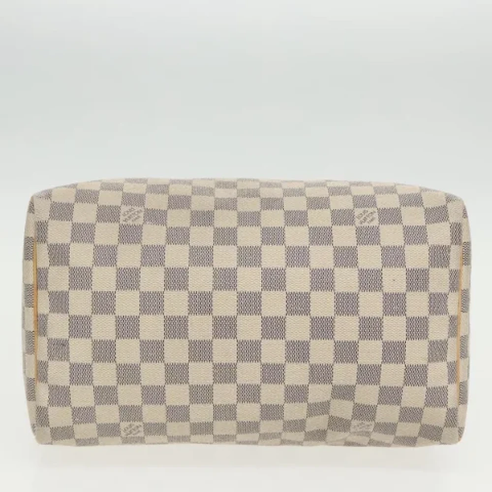 Louis Vuitton Vintage Pre-owned Canvas handbags White Dames