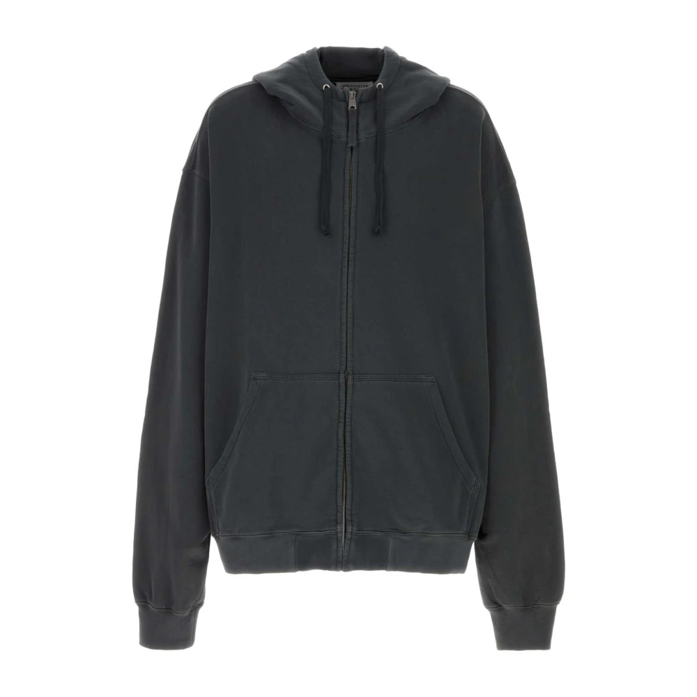 Maison Margiela Men's Gray Sweat Jacket - Zip-Throughs - S - Sweatshirts & Hoodies