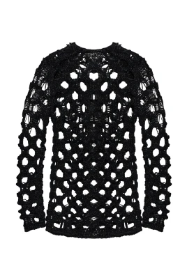 Sweater med vintageeffekt