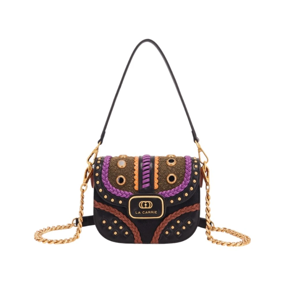 La Carrie Stijlvolle Leren Tas Multicolor Dames