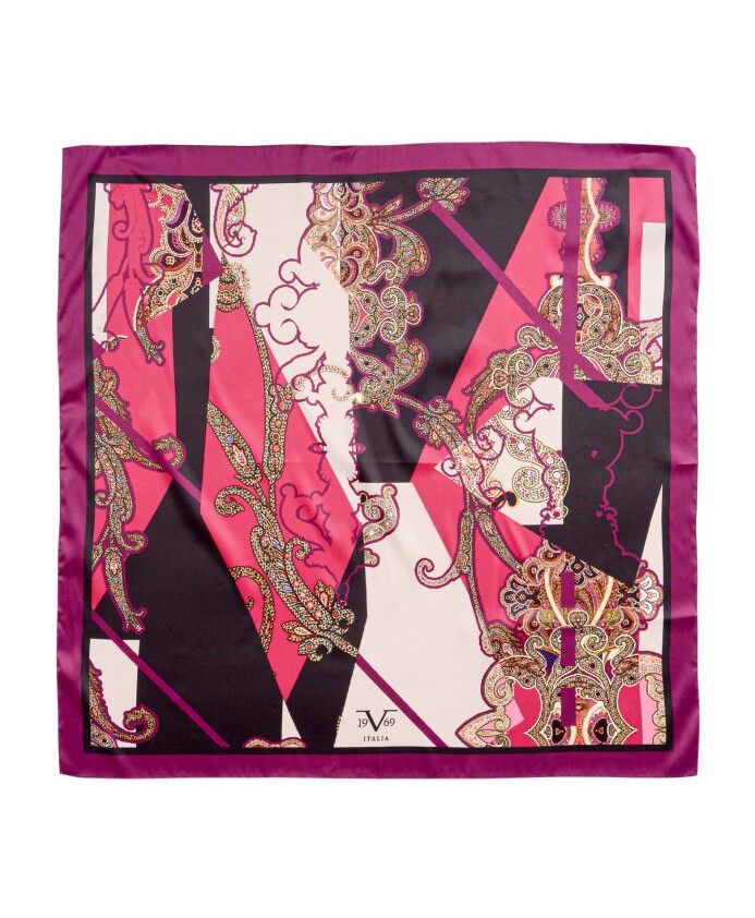 foulard-en-polyester-multicolore