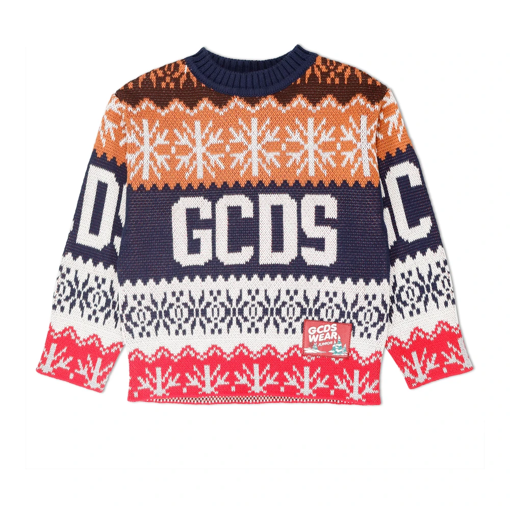 Gcds Boys Multicolor Kids Knitwear, 8 Y, Jumpers Blue