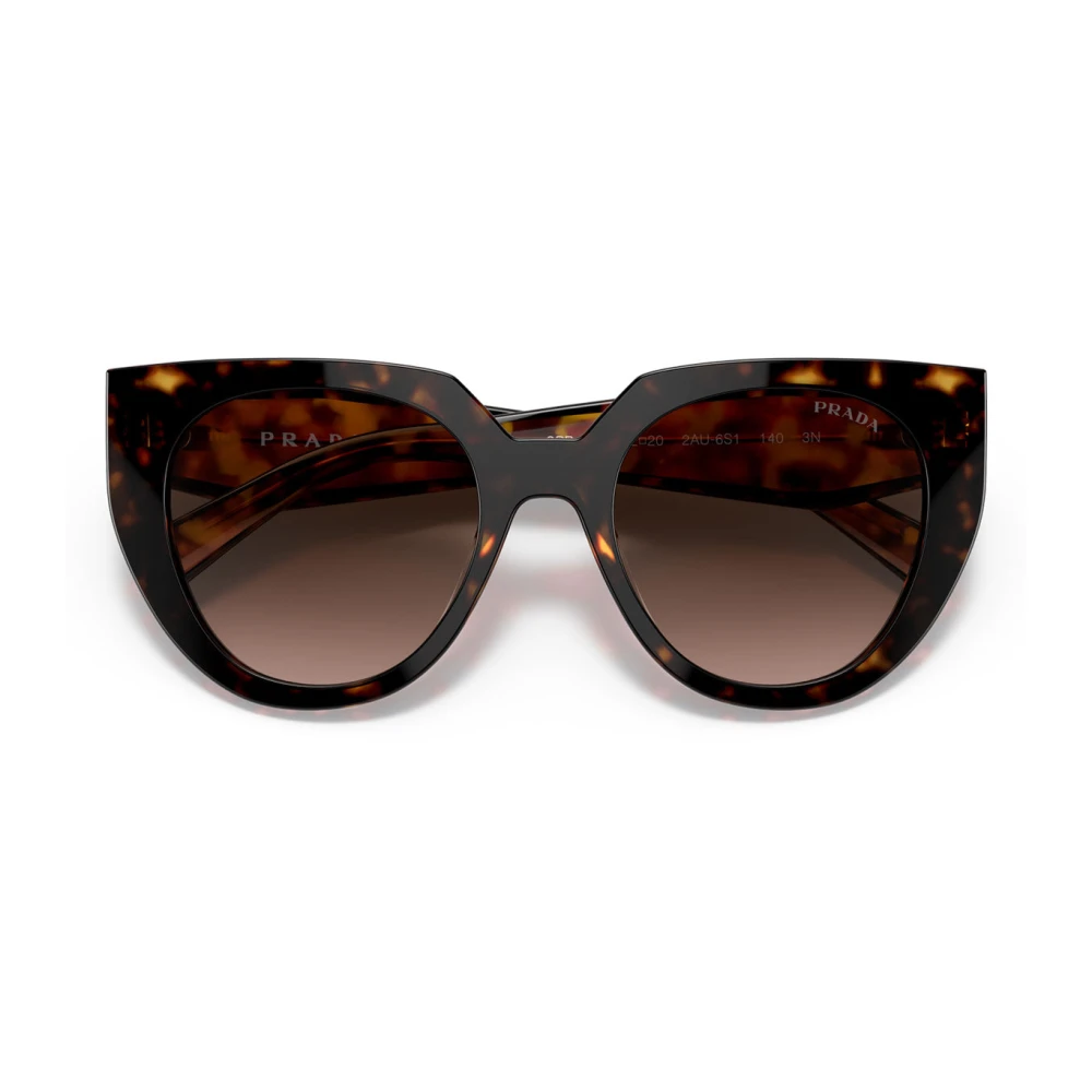 Prada Brown Sunglasses, Unisex, 52 Mm, Pr14ws Oversize Cat-Eye Sunglasses