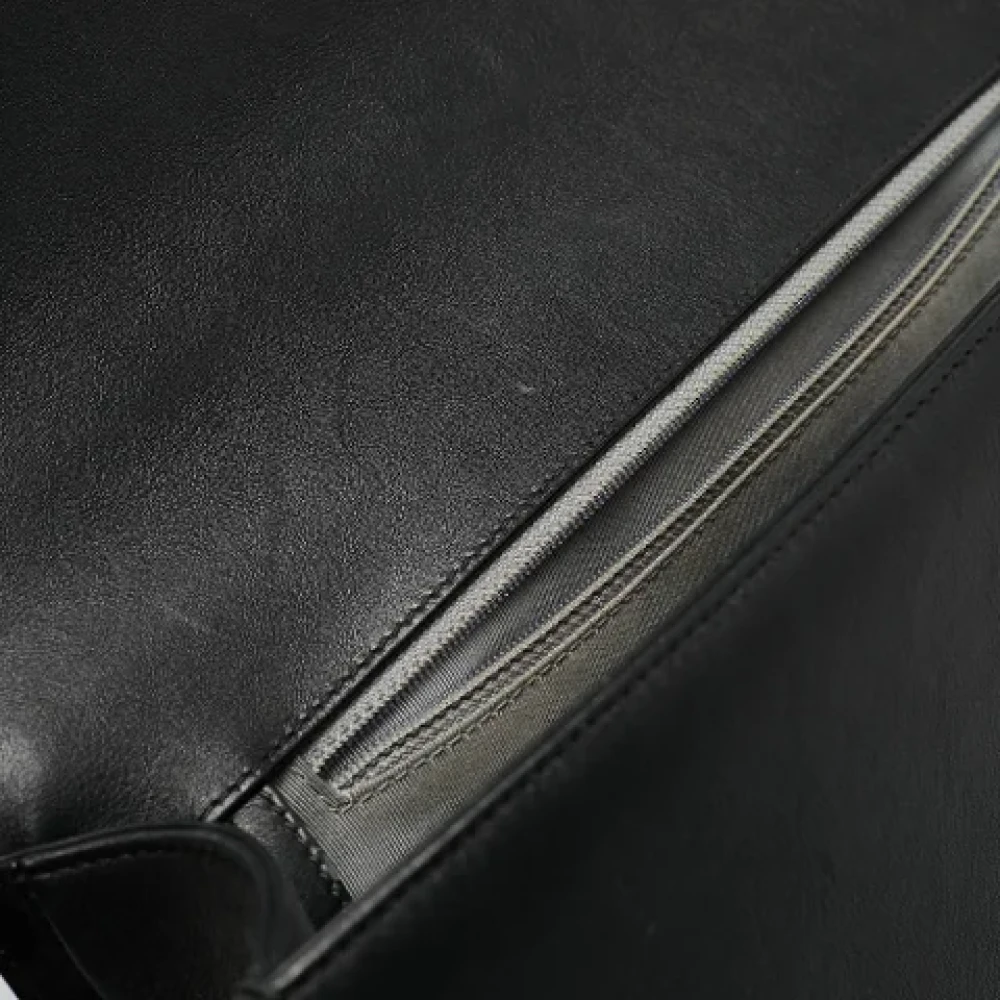 Chanel Vintage Pre-owned Leather chanel-bags Black Dames
