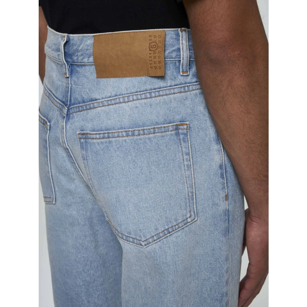 MM6 Maison Margiela Straight Jeans Blue Heren