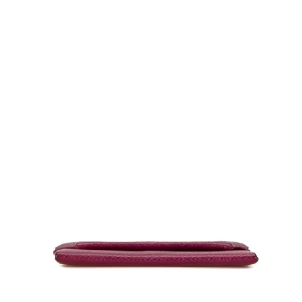 Hermès Vintage Pre-owned Leather wallets Purple Dames