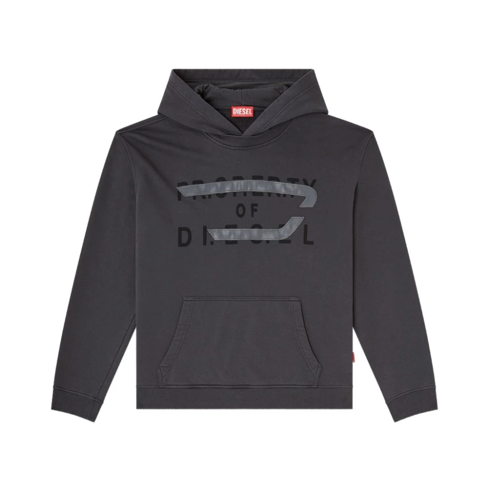 Diesel Uomo Grigio Felpe, Xl, New,