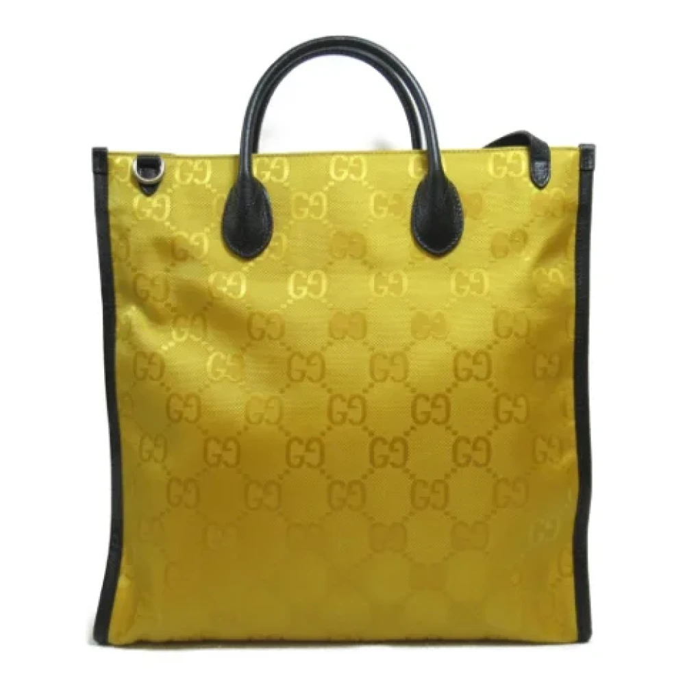 Gucci Vintage Pre-owned Leather gucci-bags Yellow Dames