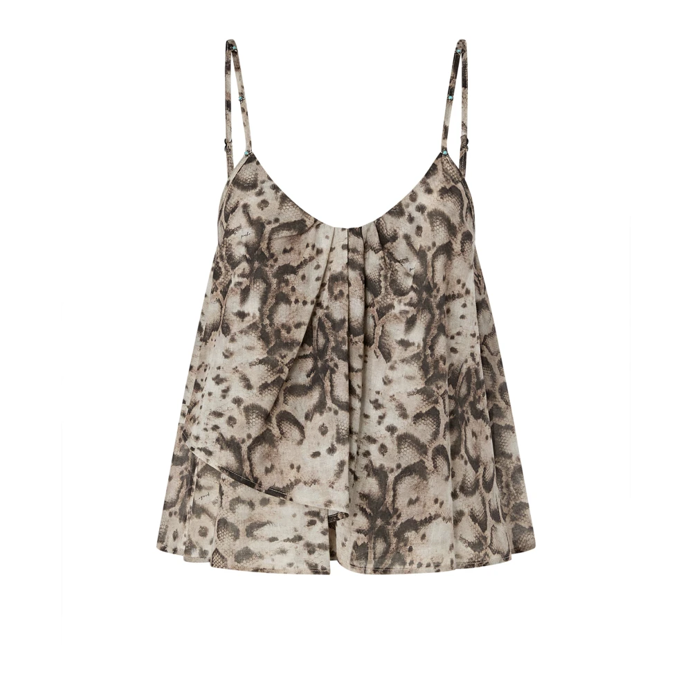 Pinko Women's Multicolor Udine Top - Sleeveless Tops - L - Tops