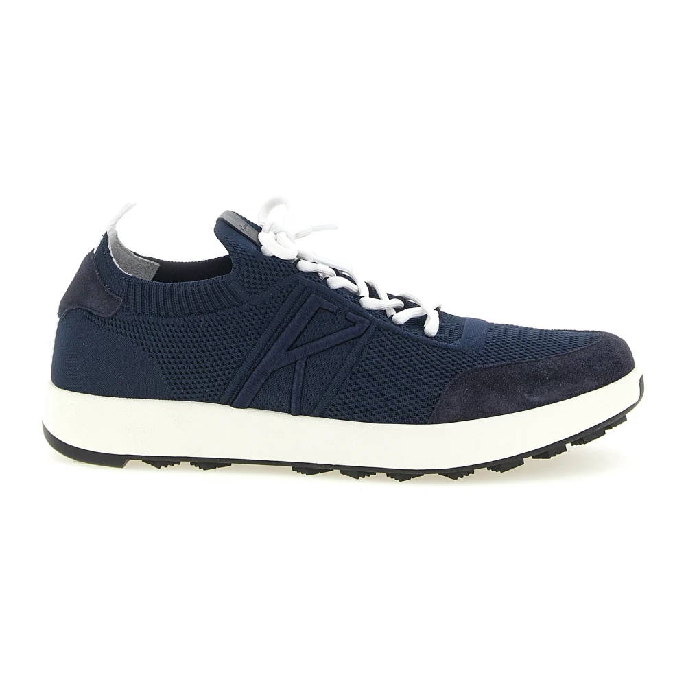 Kiton Sneakers Heren Schoenen Blauw