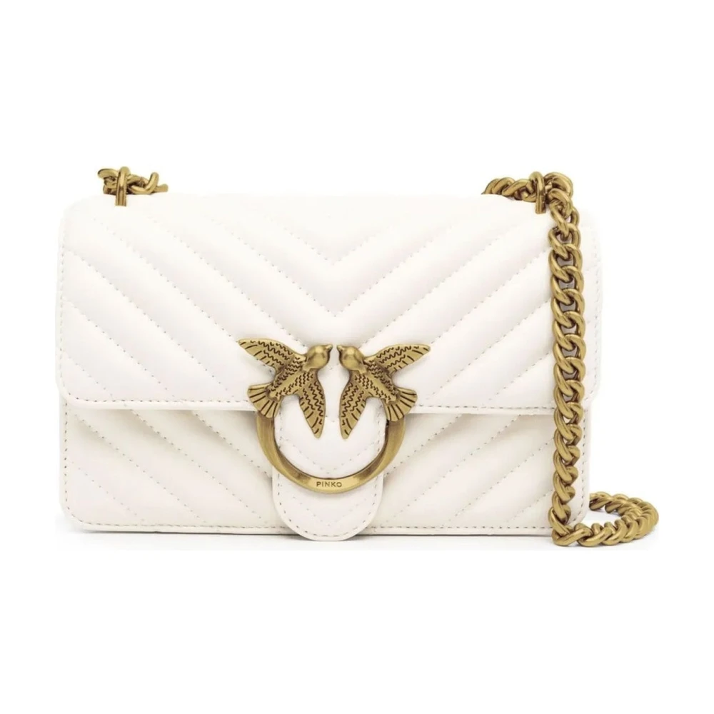 PINKO - Borsa a tracolla piccola Love Bag One Chevron - Donna - Taglia UNI - Immagine 12