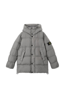 manteau-vert-rembourre-a-capuche
