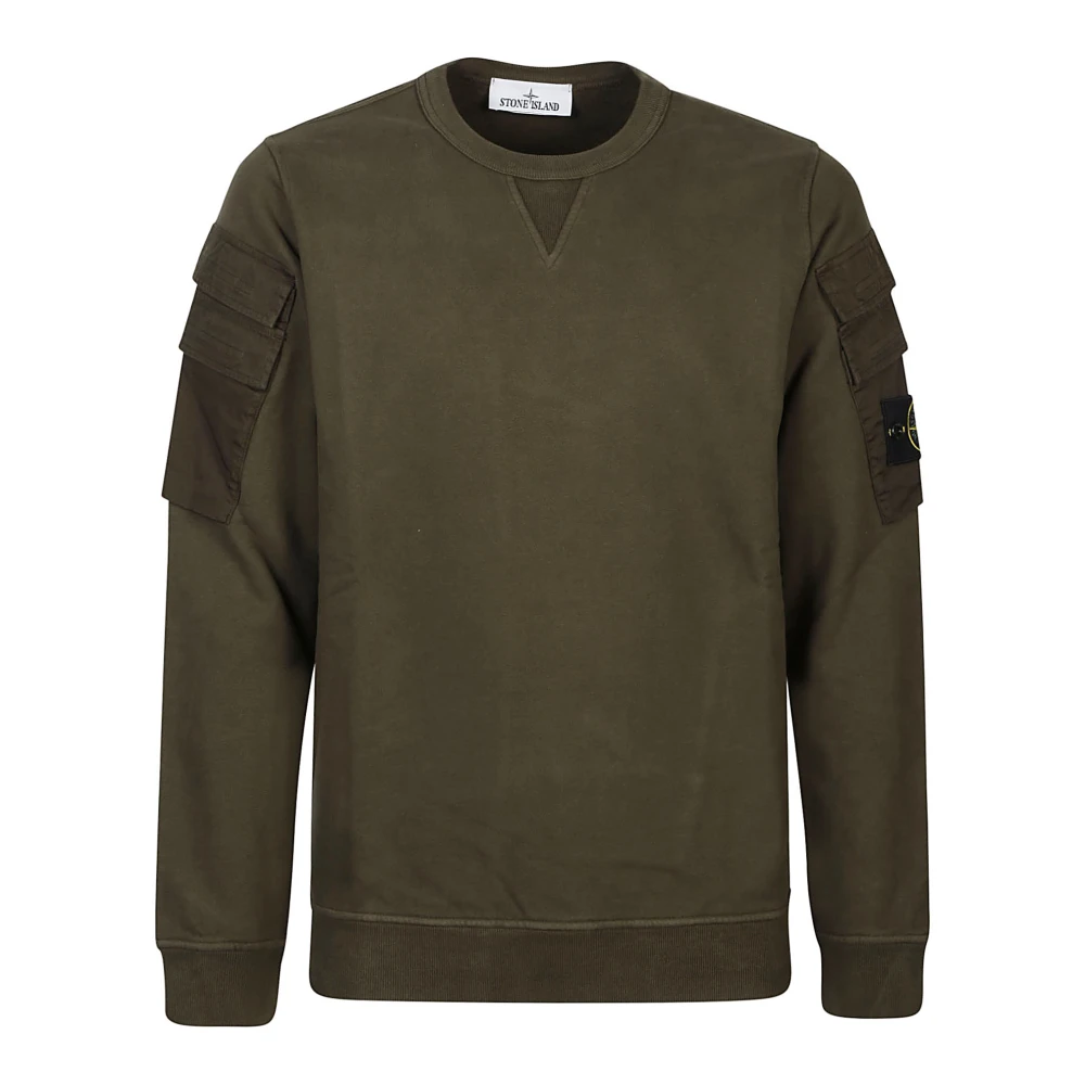 Stone Island Olijfgroene Sweatshirt V0058 Green Heren
