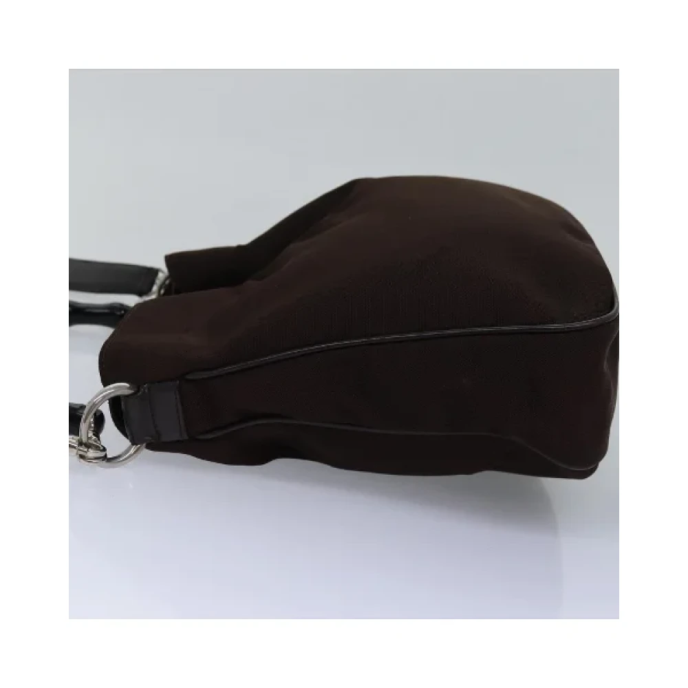 Gucci Vintage Pre-owned Nylon gucci-bags Brown Dames
