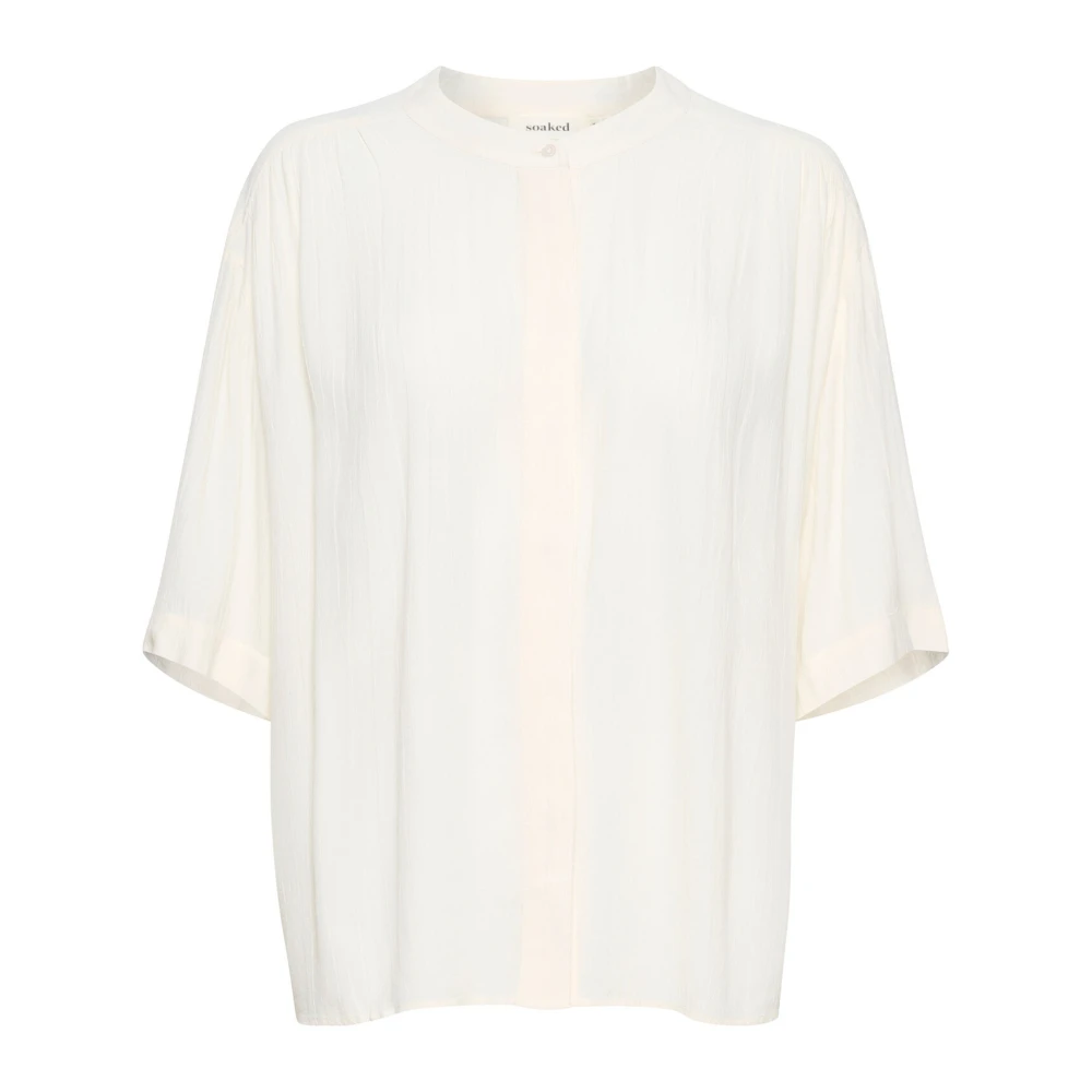 Soaked in Luxury Elegant Whisper White Blouse White Dames