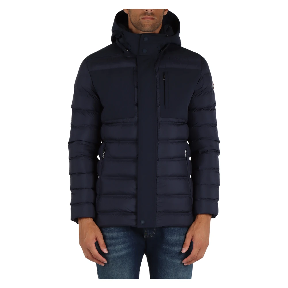 Colmar Gewatteerde Hoodiejas NEW Warrior Blue Heren