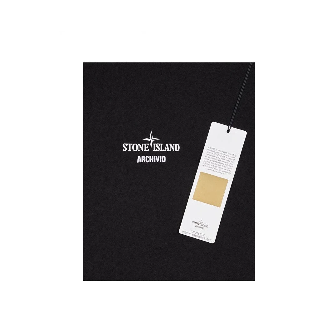 Stone Island T-Shirts Black Heren