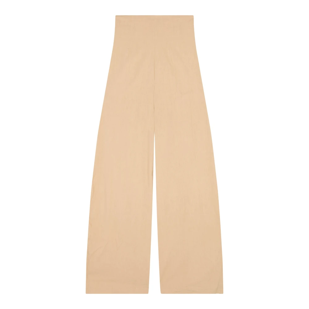 Cortana Mira hoog getailleerde licht perzikkleurige broek Yellow Dames