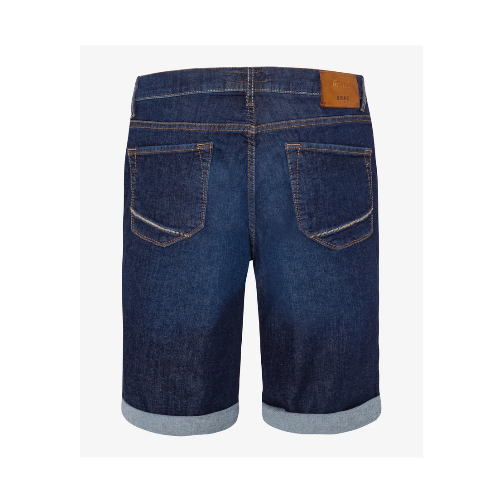 BRAX Donkerblauwe Shorts Blue Heren