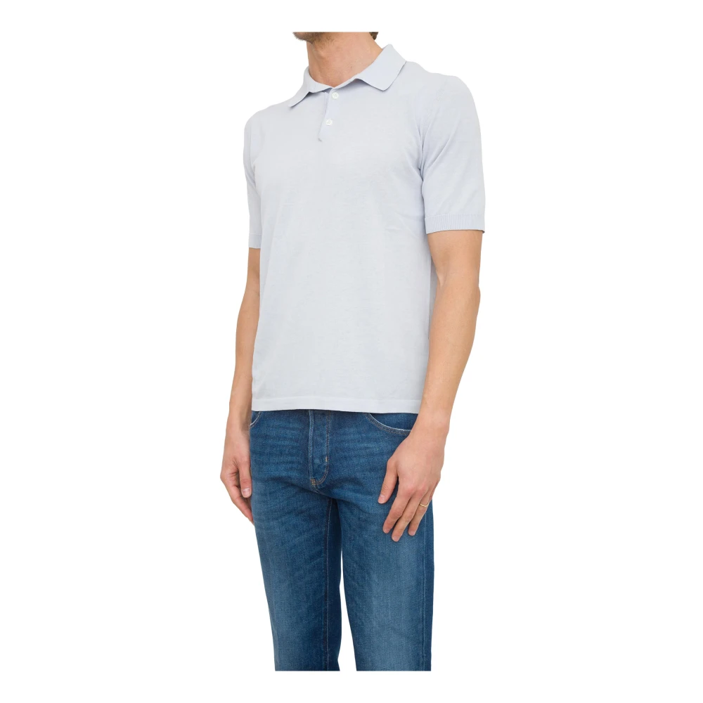 Eleventy Blauwe Polo Shirt Blue Heren