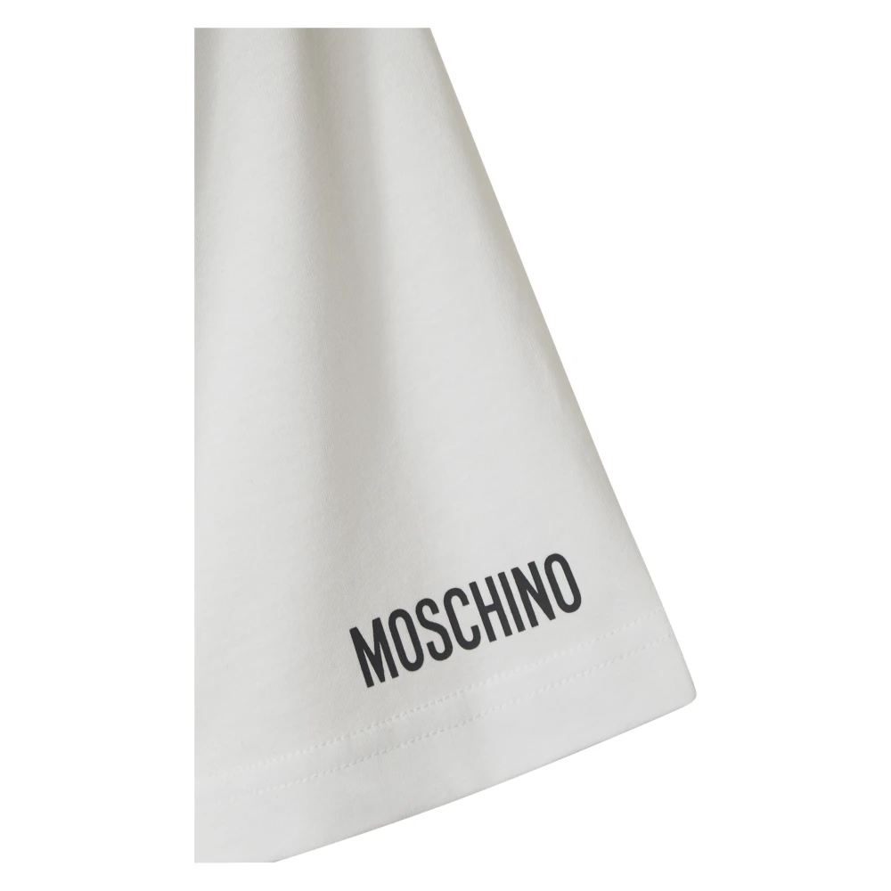 Moschino Stijlvolle T-shirts en Polos White Dames