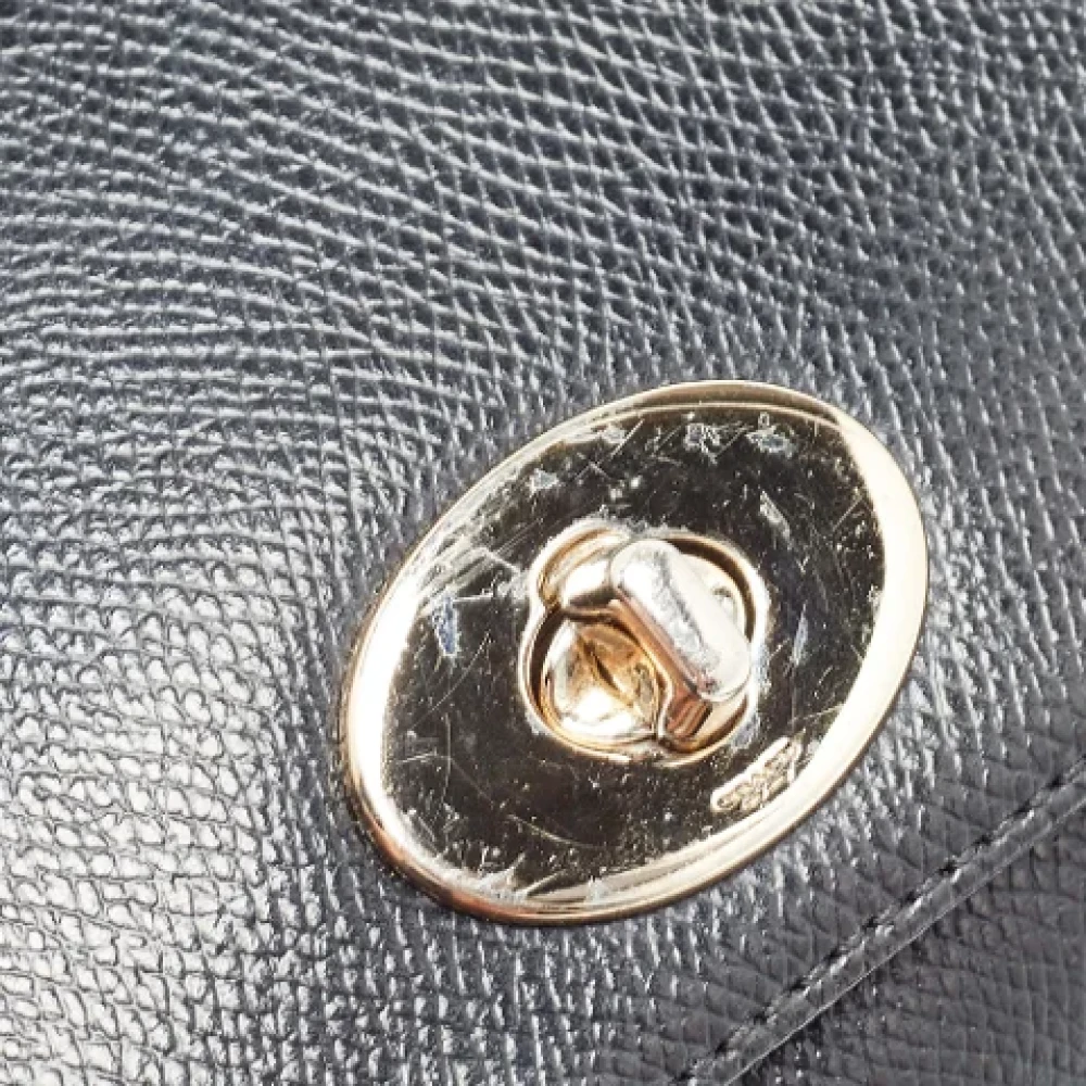 Coach Pre-owned Leather handbags Black Dames